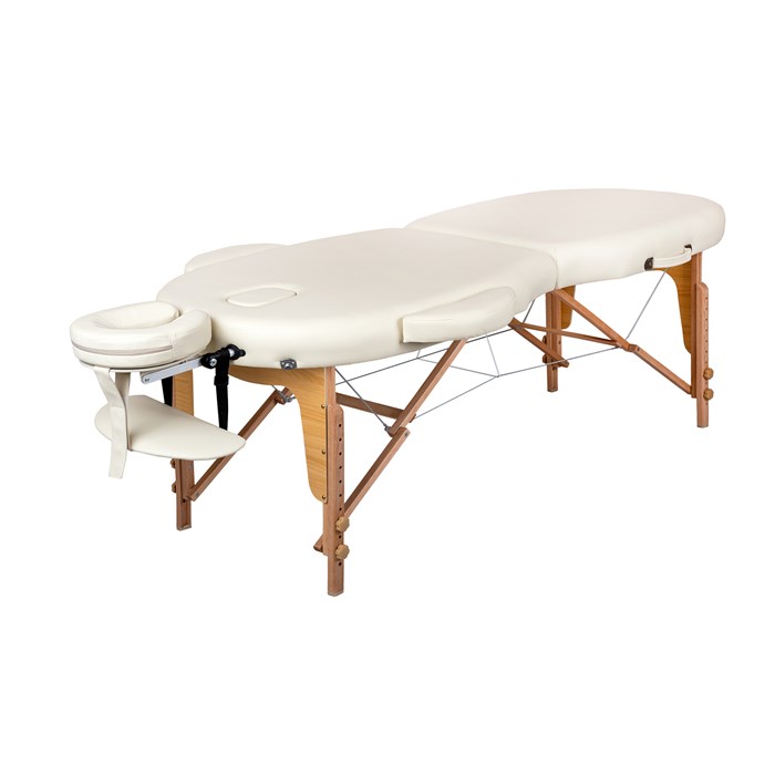 Массажный складной стол Mizomed Premium Oval 2 крем 1733174681