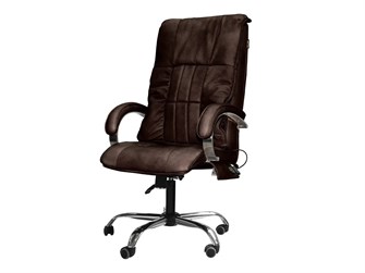Офисное массажное кресло EGO BOSS EG1001 LKFV Шоколад (Арпатек) 1733280209
