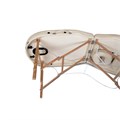 Массажный складной стол Mizomed Premium Oval 2 крем 1733174681