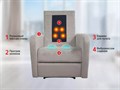Массажное кресло реклайнер FUJIMO E-COMFORT CHAIR F3005 FEF Грейси (Sakura 9) 1733206945