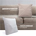 Беспроводная массажная интерьерная подушка GESS Decora — бежевая 1733226697