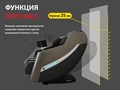 Массажное кресло FUJIMO KENKO F623 Business Edition Графит 1733278713