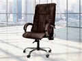 Офисное массажное кресло EGO BOSS EG1001 LKFV Шоколад (Арпатек) 1733280209