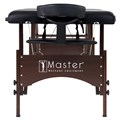Массажный стол Master Argo черный, складной 1733374321