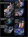 Массажное кресло GTRacer GT-L39S черное золото 1733407041